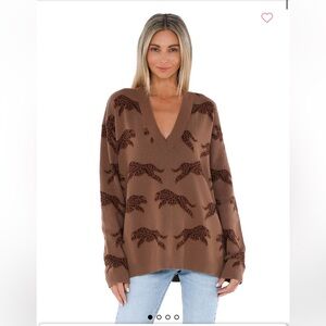 Show me your Mumu Gilligan Jumping Cheetah Sweater